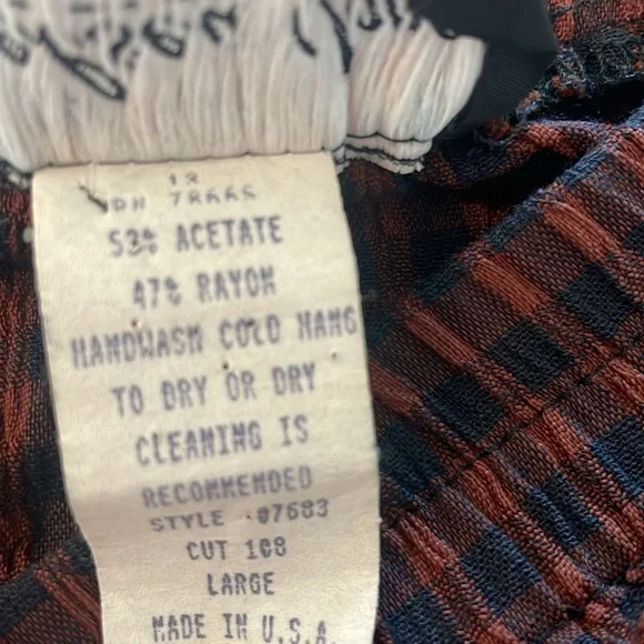 Gingham plaid trousers - Picture 3 of 9